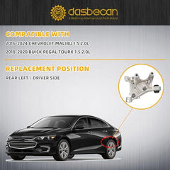 Dasbecan Rear Suspension Spindle Knuckle Compatible with 2016-2023 Chevrolet Malibu Buick Regal 1.5L / 1.8L / 2.0L