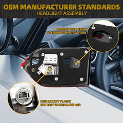 Left Driver Side Inner Tail light Compatible With 2018-2024 Honda Odyssey Rear Light TailLamp Replace# 34155-THR-A01 HO2802117