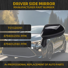 Dasbecan side mirror black