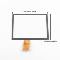 8.4" Touch Screen Digitizer Uconnect Radio Compatible with Dodge RAM 1500 2500 3500 Durango Challenger Jeep Chrysler 2017-2022 Navigation System LA084X01(SL)(01) (Without LCD)