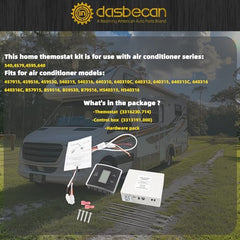 Dasbecan Versatile RV Thermostat Kit Compatible with Dometic AC Models