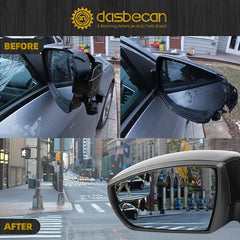 Dasbecan Side View Mirror Compatible with 2012-2018 Ford Focus Black Rearview Mirror