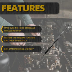 1 PCS Hood Shock Compatible With Peterbilt 579 Kenworth T680 Trucks Hood Strut 30.5 Inch Hood Shock Replace# L71-6008 L716008 L71-6020 23-K2386 A99608