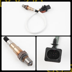 Oxygen O2 Sensor 4PCS Compatible with Ford F150 F-150 2.7L V6 2015 2016 2017 Turbo Ecoboost Left Right Upstream & Downstream Replaces# 234-5173 234-5174 234-4968