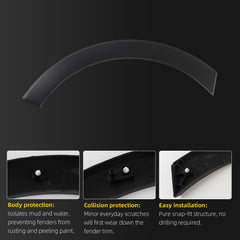 Fender Flare Molding Trim Compatible with 2015-2026 Ford Transit | Front Door Left Driver Side Front For Transit 150 250 350 HD Replace# BK3Z61278L01BC FO1290134C