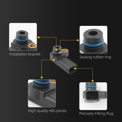 MAP Sensor kit Compatible with Ford F250 F350 Super Duty 2011-2019 6.7L Powerstroke Diesel Engine Replace#BC3Z-9F479-A BC3Z-9F479-B BC3Z9F479B CX2372
