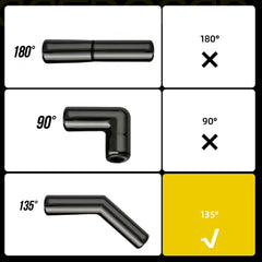 9070CK Ceramic Spark Plug Wire Set Extreme 9000 for LS Engine Compatible with GM LS Terminals LS3 LS4 LS7 LT Engines, with Extreme 9000 Ceramic Boot, 8mm 135°(8pcs,Black)