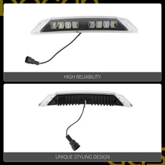 Front LED Extras Auxiliary Driving Light Daytime Running Light DRL Compatible with Can-Am Spyder RT 2020-2026 Replace# 219400991
