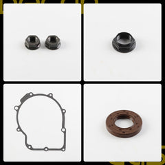 Wet Clutch Kit Assembly Compatible with Yamaha Grizzly 660 2002-2008, Rhino 660 2004-2007 Replace# 5KM-16611-10-00