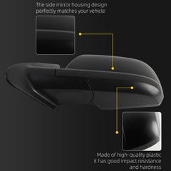 Dasbecan Side Mirror Compatible with 14-21 Toyota Tundra