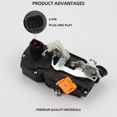 Rear Door Lock Actuator Compatible with Hummer H2 2003-2007 15816391 Right Passenger Side Door Latch Replaces# 15182171 15816391 15254039 15134816