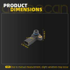 MAP Sensor kit Compatible with Ford F250 F350 Super Duty 2011-2019 6.7L Powerstroke Diesel Engine Replace#BC3Z-9F479-A BC3Z-9F479-B BC3Z9F479B CX2372