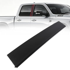 Rear Door B-Pillar Trim for 2019-2026 Ram 1500 DT Right Side | Door Window Trim Panel Exterior Moulding Kit Passenger Side Rear B‑Pillar Windshield Molding UV anti‑fade Replace# 68292930AD