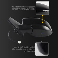 Dasbecan Driver Side & Passenger Side Mirror Compatible with Nissan Sentra