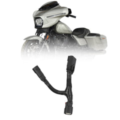 12-Pin to 6-Pin Quick Disconnect Tour Pack Light Wiring Harness Compatible with 2023 2024 Harley Davidsom CVO Street Glide, Road Glide ST Models, Replace# 67801128 67801129