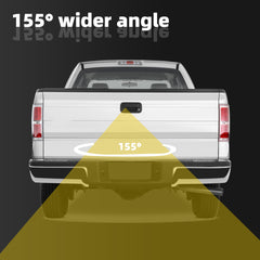 Tailgate Handle with Backup Camera Compatible with 2005-2014 Ford F150 Rear View Camera,Backup Camera Kit 8L3Z-9943400-AC