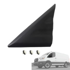 Left Side Exterior Fender Upper Molding Driver Side A Pillar Mirror Corner Molding Compatible with Ford Transit 150 250 350 HD 2015-2021 Replace# CK4Z-16003-CA CK4Z16003CA W716507-S300