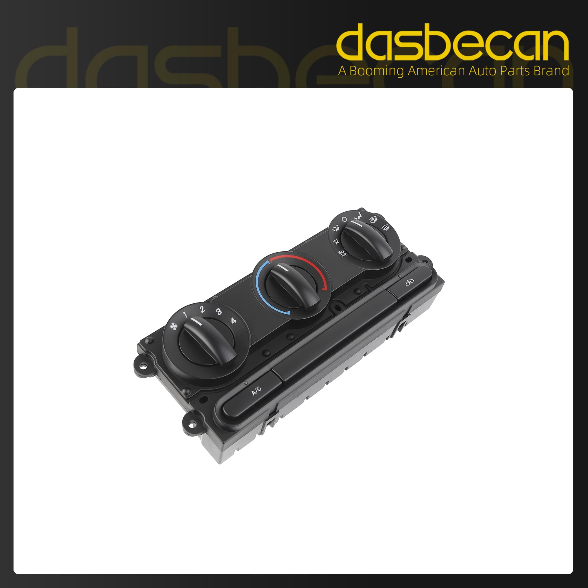 599-172 AC Control Panel Compatible with Ford F-150 & Ford Lobo 2005-2008, HVAC Climate Control Module Replaces 599172 5L3419980AA - Dasbecan