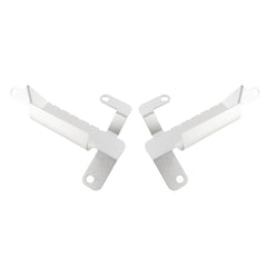 Dasbecan Front Left+Right Lower Bumper Deflector Compatible with Chevrolet C8 Corvette 2020-2025 Replace# 85580653 85580654