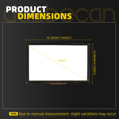 Dasbecan 8" Inner LCD Display Compatible with Ford F150 Escape 16-20 SYNC 3