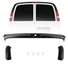Dasbecan Exterior Rear Upper and Corner Side Trim Applique Moldings Set