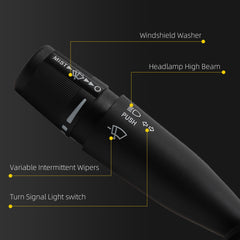 Turn Signal Windshield Wiper Multifunction Switch Compatible with Dodge Ram 1500/2500/3500 2010-2023, Ram 4500/5500 2011-2020 Combination Blinker Lever Replaces# 56046114AF 56046114AC