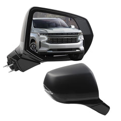 14Pins Right Passenger Side Rear View Mirror Assembly Compatible with Chevrolet Suburban Tahoe GMC Yukon XL 2021-2024 Heated Power Folding with Turn Signal Light and Blind Spot Detection