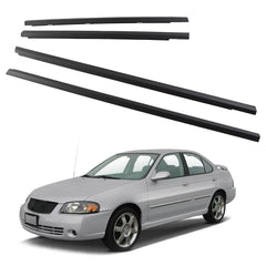 Window Seal Weatherstrip Moulding Trim Compatible with Nissan Sentra 2000-2006 Replaces# 80820-5M00A 80821-5M00A 82820-5M00A 82821-5M00A