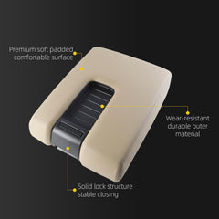 Center Console Armrest Lid Compatible with 2014-2021 Toyota Tundra Armrest Cover Replace# 58905-0C140-C1 (Beige)