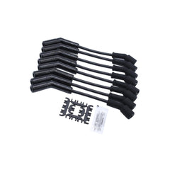 9070CK Ceramic Spark Plug Wire Set Extreme 9000 for LS Engine Compatible with GM LS Terminals LS3 LS4 LS7 LT Engines, with Extreme 9000 Ceramic Boot, 8mm 135°(8pcs,Black)