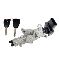 Dasbecan Ignition Lock Cylinder Housing Compatible With 2007-2017 Jeep Patriot Compass Wrangler Liberty Chrysler PT Cruiser Pacifica 200 Dodge Nitro Calibe rAvenger OE# 68054822AB 68054822AA