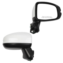 Right Passenger Side Door Mirror Compatible with 2016-2017 Honda Manual Fold Power Glass