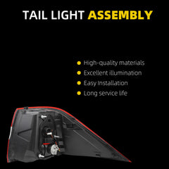 Left Driver Side Tail light Assembly Compatible With 2012-2015 Mercedes Benz ML350 ML550 W166 Replace# 1669063501 MB2804107