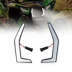 Front DRL LED Daytime Running Lights Compatible with 2020-2022 Kawasaki Teryx KRX 1000