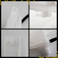 Dasbecan Engine Coolant Reservoir Tank with Cap And Hose Compatible with 2009-2012 Nissan 370Z 2007-2015 INFINITI G25 G35 G37 Q40 Q60 Replaces 21710-JK000 21710JK000 Overflow Expansion Tank