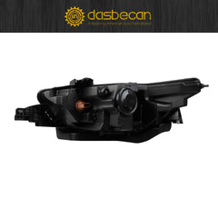 Halogen Headlamp Compatible With Ford Taurus 2013 2014 Right Passenger Side Black Housing Clear Lens Headlamp Assembly Replaces# DG1Z13008A FO2503310