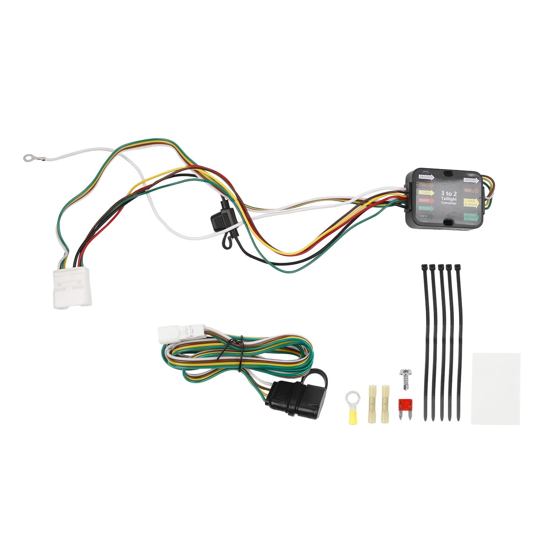 4-Way Flat Trailer Tow Light Wiring Harness Connector For 2011-2017 Ford Explorer