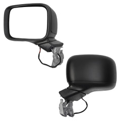 Driver Side Door Mirror Compatible with 2015-2023 Jeep Renegade Heated Manual Fold Power Glass Left Mirror Replaces# 5VZ86LXHAA (5Pins）