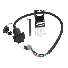 Trailer Wiring Harness 4 Way Flat and RV 7 Way Compatible with 2005-2022 Nissan Frontier 2005-2015 Xterra 2009-2012 Suzuki Equator Replaces 118282, 43534