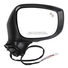 Passenger Side Mirror Assembly Compatible With CX-5 CX5 2017-2022 Replaces# MA1321198 KB7W69122 KB7W691G1 KB8C69121A KB8C69121APFM (White)