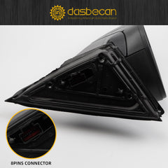 Driver Side Mirror Heated Puddle Lights Blind Spot Compatible with Ford Explorer 2025 Replaces FO1320674 8Pins