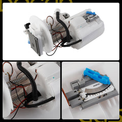 Electric Fuel Pump Assembly Compatible with 2016-2020 Kia Optima & 2015-2019 Hyundai Sonata, Direct OEM Fit Module with Accurate Level Sensor, Replaces 31110-D5500 SP3087M, Plug & Play