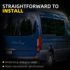 Rear Camera Housing Compatible with Mercedes-Benz Sprinter Freightliner Sprinter 1500 2500 3500 2019-2023 Replace 90782040019051 90782012019051 Backup Camera Housing