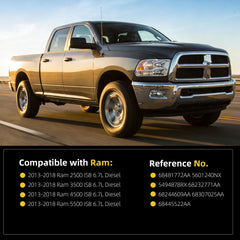 6.7 Cummins Turbo Actuator 5601240NX 5494878RX Compatible with Dodge Ram 2500 3500 4500 5500 2013-2018 Turbocharger Actuator Holset HE300VG HE351VE 68232771AA 68481772AA