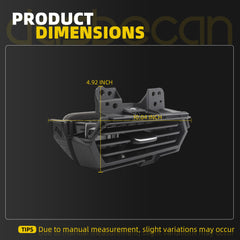 Dashboard Air Outlet A/C Vent Compatible with 2019-2025 Nissan Altima Side Air Dash Vent Cover Trim Replace#68761-6CA0A(Left Driver Side)