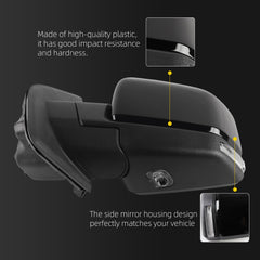 Dasbecan Side Mirror Compatible with Ford F150 17pins