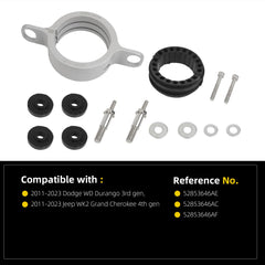 Driveshaft Center Support Bearing Carrier Compatible with 2011-2023 Dodge WD Durango,WK2 Grand Cherokee Replace# 52853646AE 52853646AC 528536(Silvery)