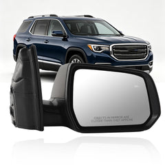 Side Rear View Mirror Compatible With 2017-2019 GMC Acadia Power Glass Bind Spot Heated Door Mirrors ViewMirror Right Passenger Side Replace# GM1321616 84293666 84293666-PFM(11 Pins)