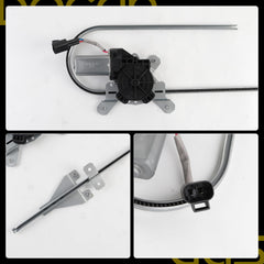 Dasbecan Passenger Side Power Window Regulator with Motor Compatible With Kenworth C500 T270 T370 T300 T600A T660 T680 T800 T880 W900 W990 Replaces R211005R 741-5404 7415404 HLK2272
