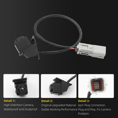 Backup Camera Compatible with 2017-2020 Chevrolet Suburban Tahoe/GMC Yukon/Cadillac Escalade Park Assist Camera Replace# 84149636